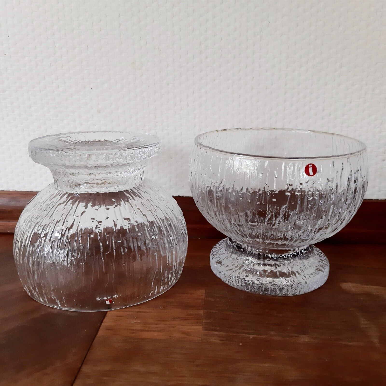 2 KEKKERIT Dessert Bowls / Cups 35 cl by Timo Sarpaneva for IITTALA Finland