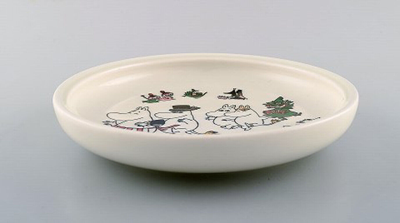 Arabia Finland Porcelain plate with motif from "Moomin"  Late 20th century