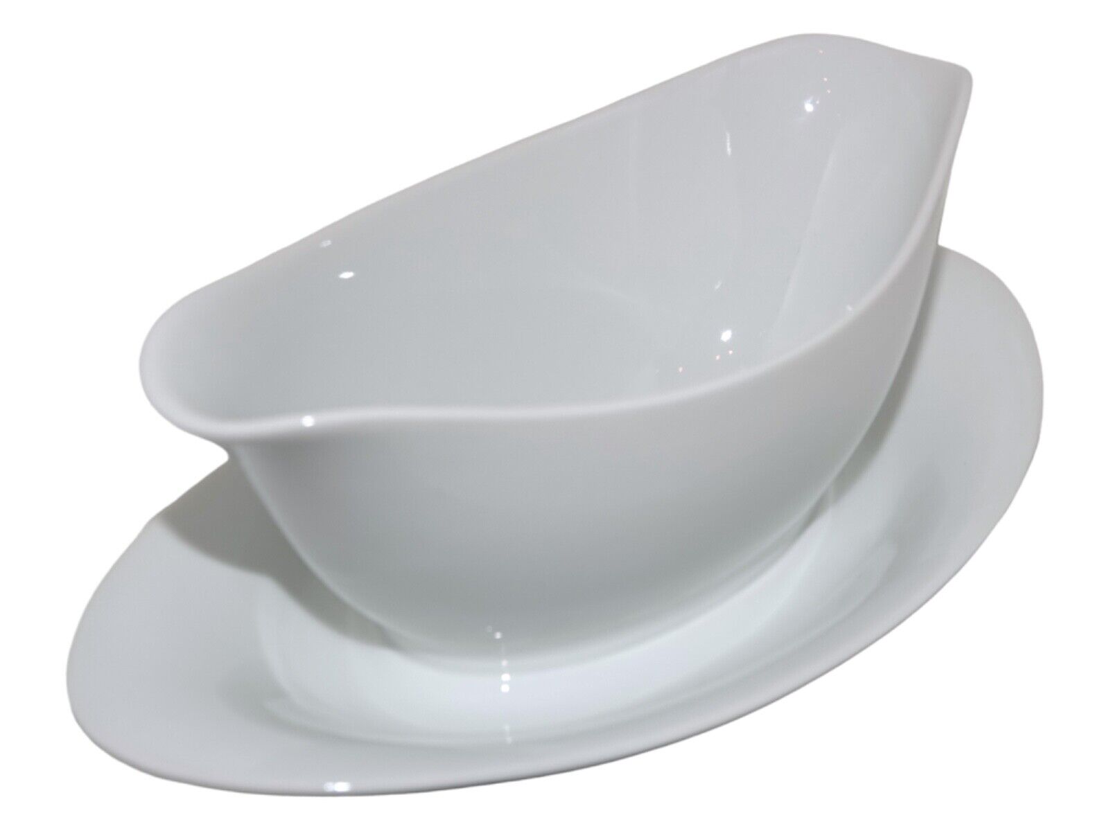 Royal Copenhagen white gravy boat