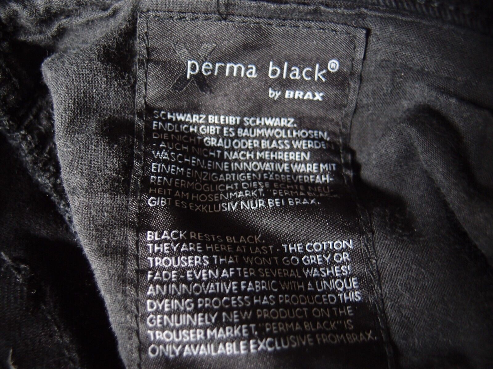 BRAX jeans warm winter pants 34/30 model Carlos perma black