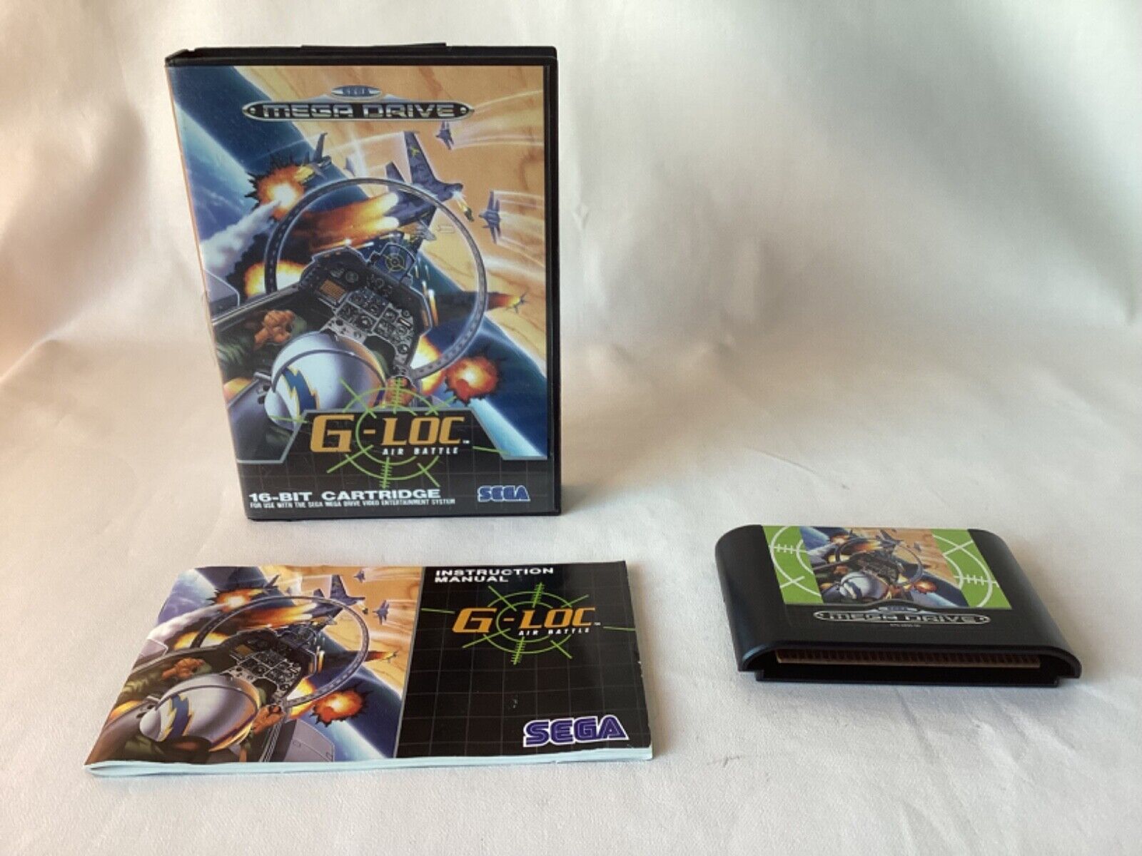 G-Loc Air Battle  - Sega Mega Drive Game - Original box incl manual