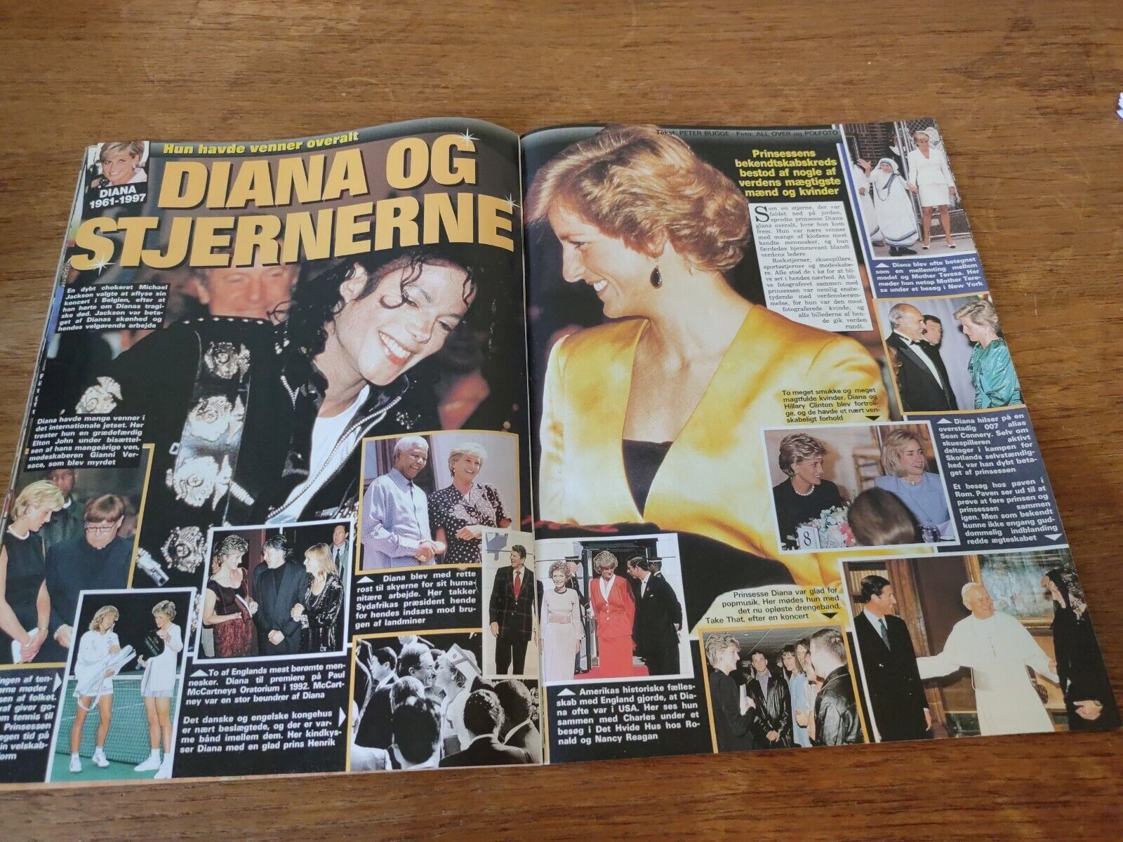 Danish Magazine PRINCESS DIANA Lady Di Michael Jackson U114