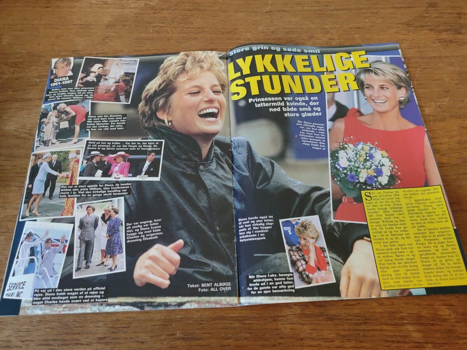 Danish Magazine PRINCESS DIANA Lady Di Michael Jackson U114