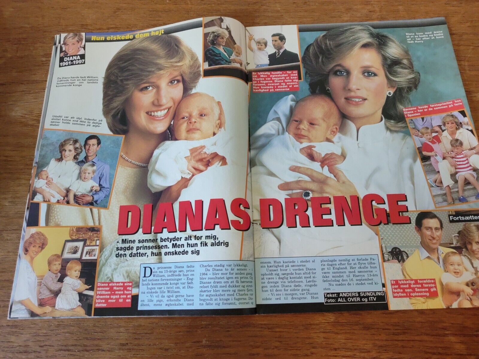 Danish Magazine PRINCESS DIANA Lady Di Michael Jackson U114