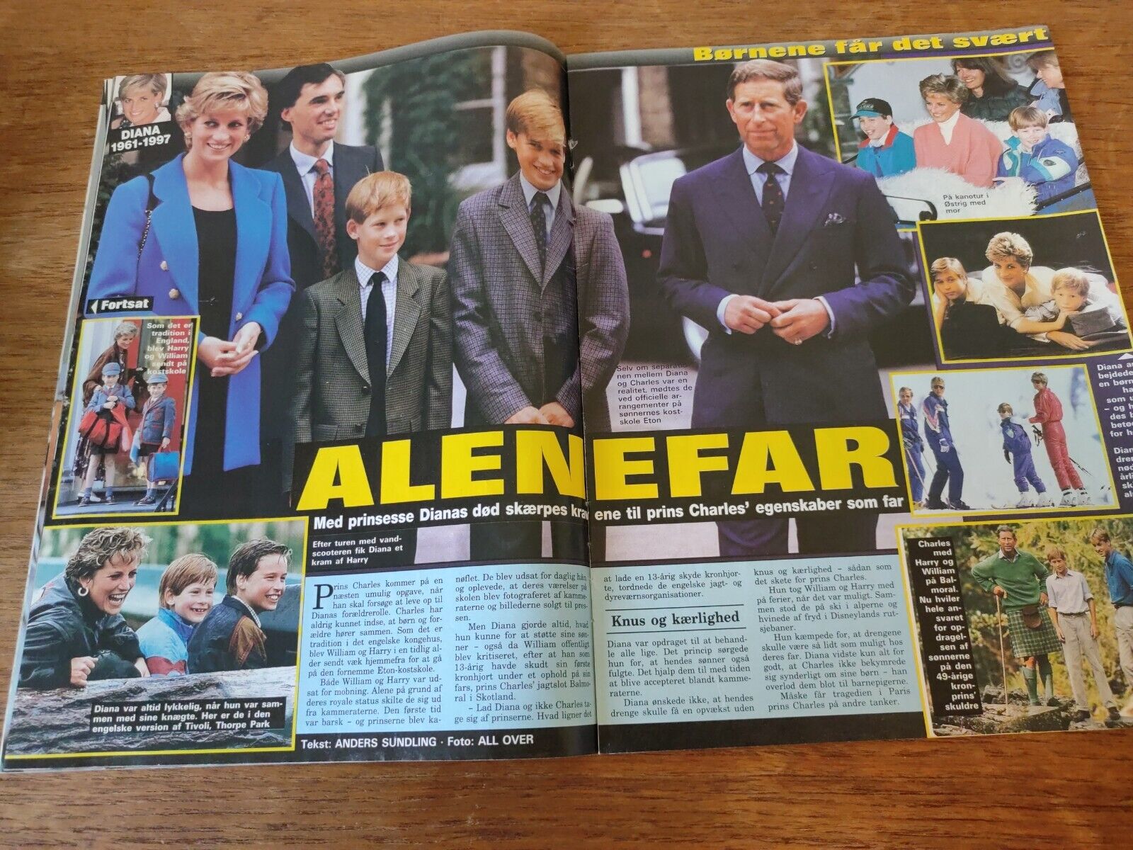 Danish Magazine PRINCESS DIANA Lady Di Michael Jackson U114