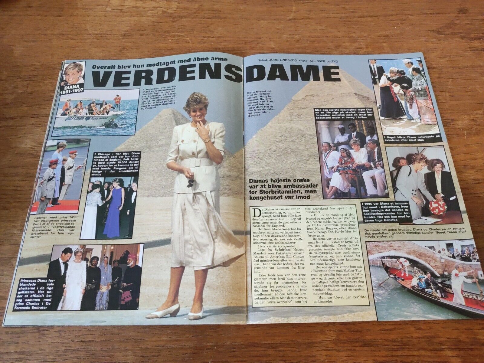 Danish Magazine PRINCESS DIANA Lady Di Michael Jackson U114