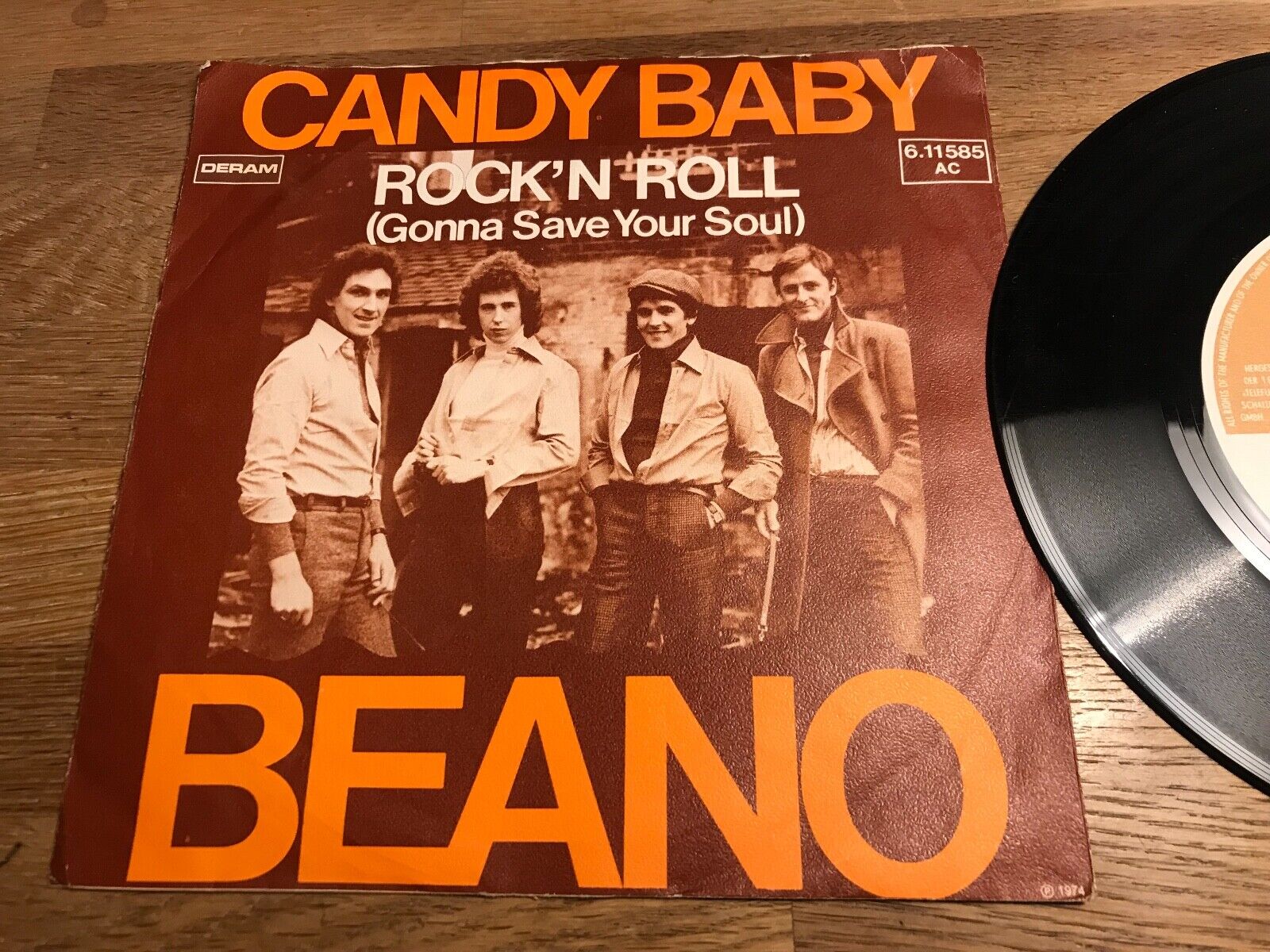 BEANO "CANDY BABY / ROCK´N´ ROLL (GONNA SAVE YOUR SOUL)" 1974 DERAM WEST GERMANY