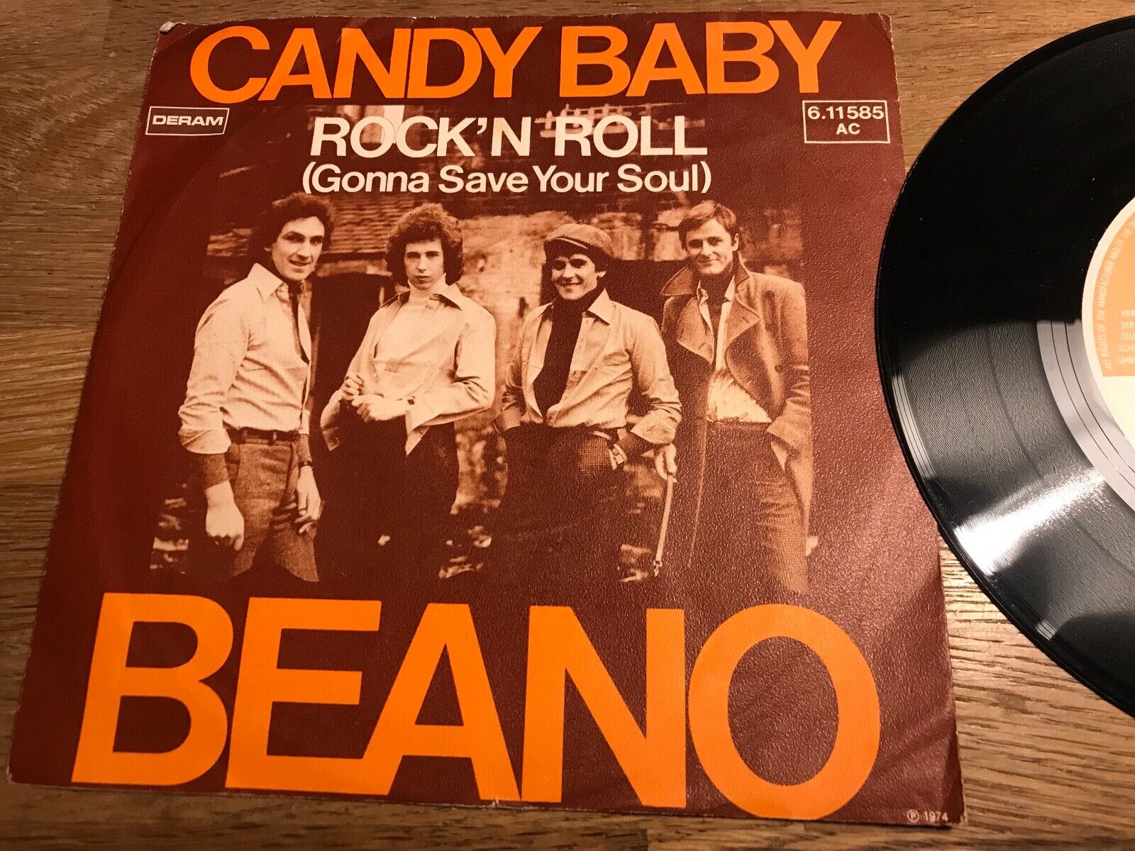 BEANO "CANDY BABY / ROCK´N´ ROLL (GONNA SAVE YOUR SOUL)" 1974 DERAM WEST GERMANY