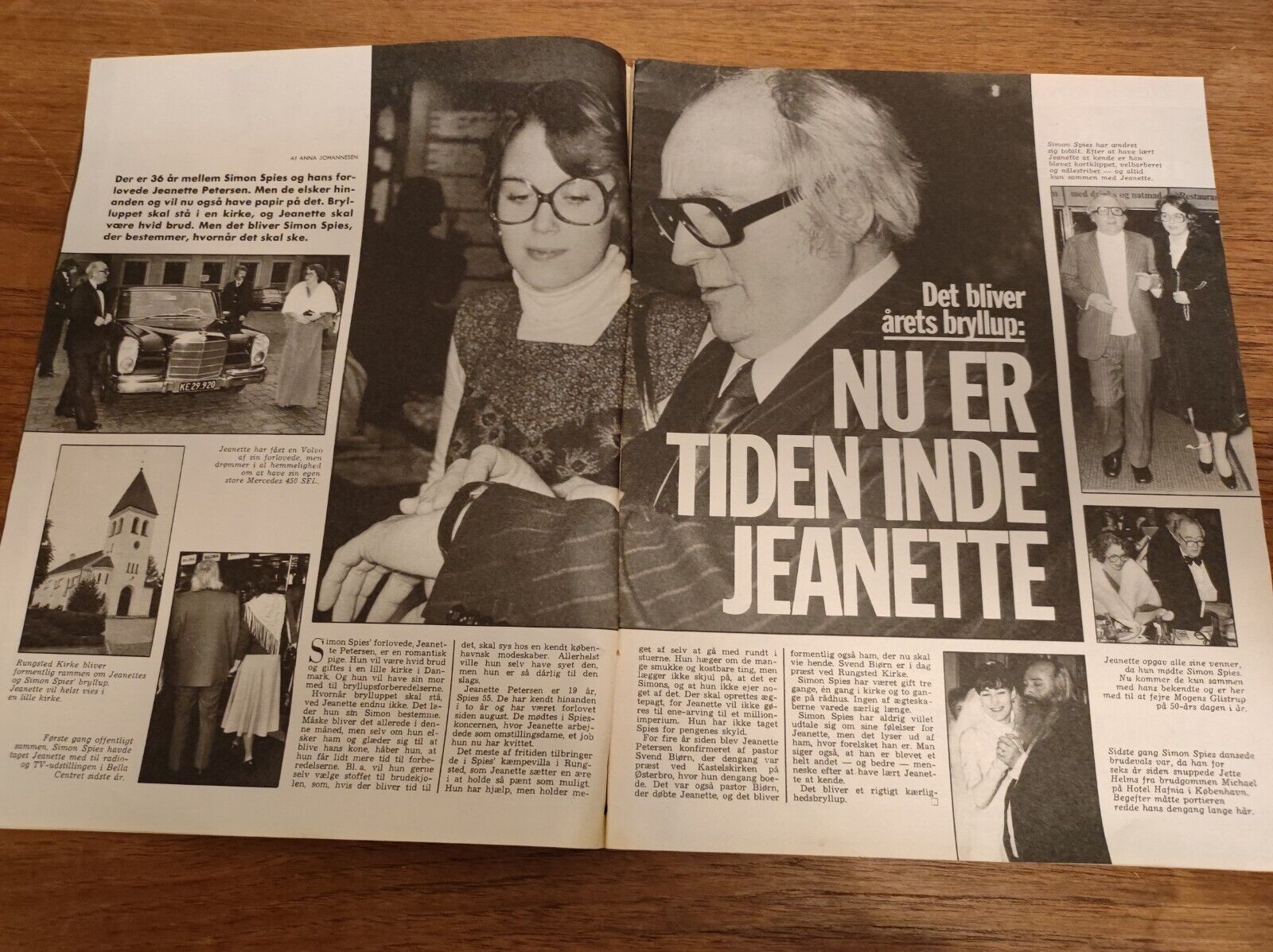 MARILYN MONROE Spies ABBA Olsen Brothers MARTIN POTTER 1976 Danish Magazine BB55