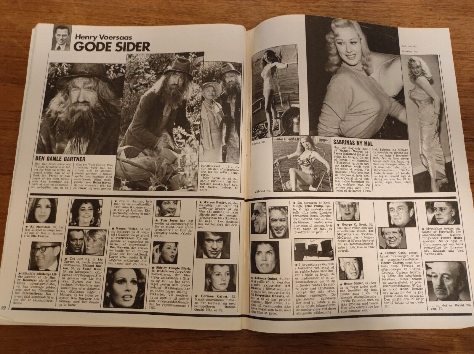 MARILYN MONROE Spies ABBA Olsen Brothers MARTIN POTTER 1976 Danish Magazine BB55