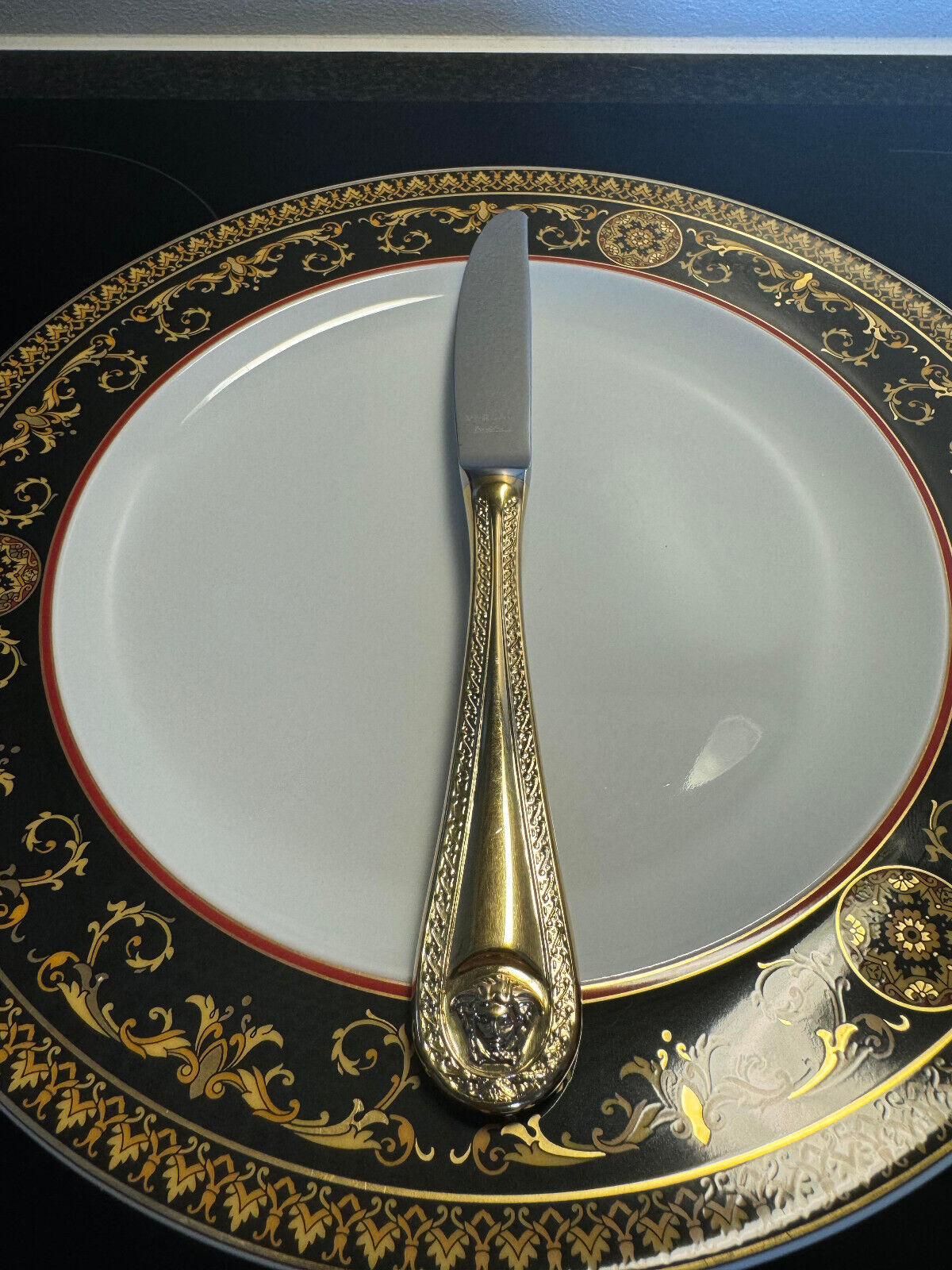 Versace Gold dinner knife