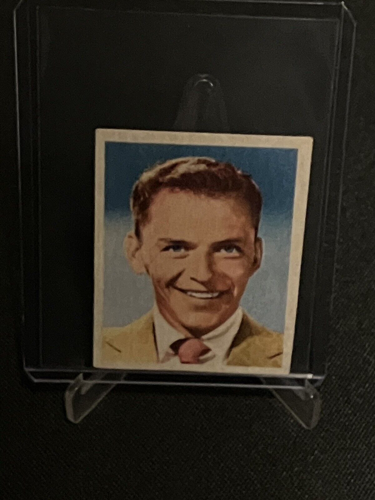 1957 MOVIE VINTAGE CARD RARE DANISH VERSION ACTOR FRANK SINATRA SGC GRADE