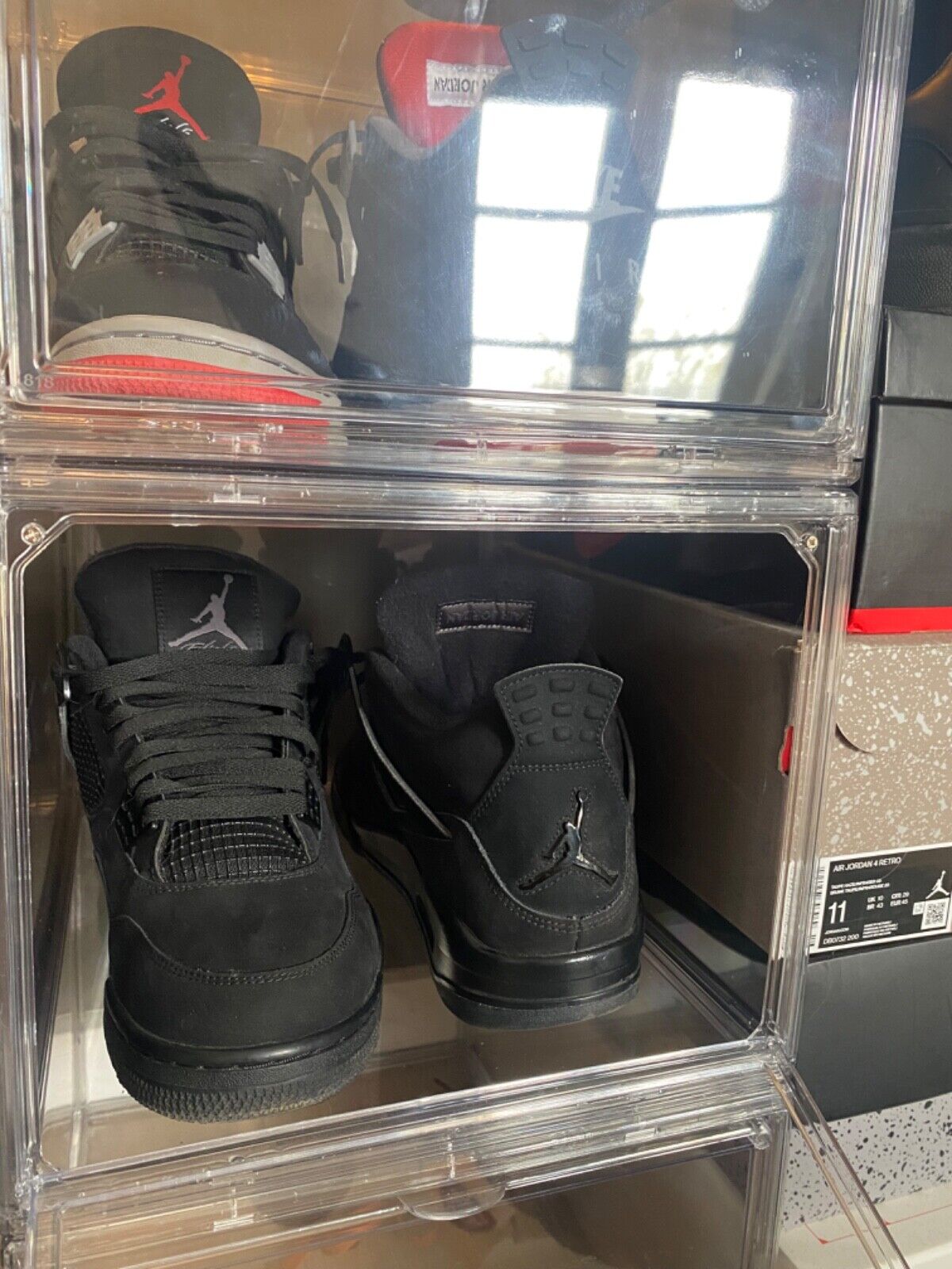 Size 11 - Jordan 4 Retro Mid Black Cat