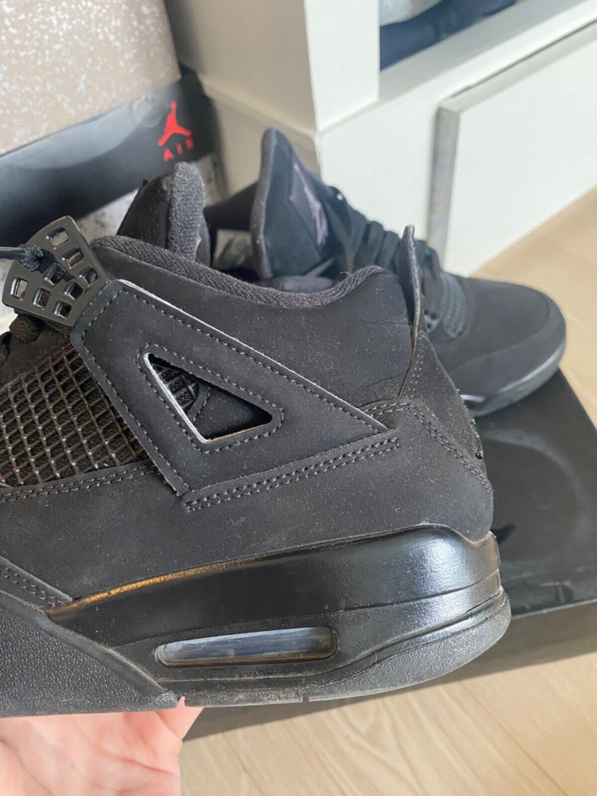 Size 11 - Jordan 4 Retro Mid Black Cat