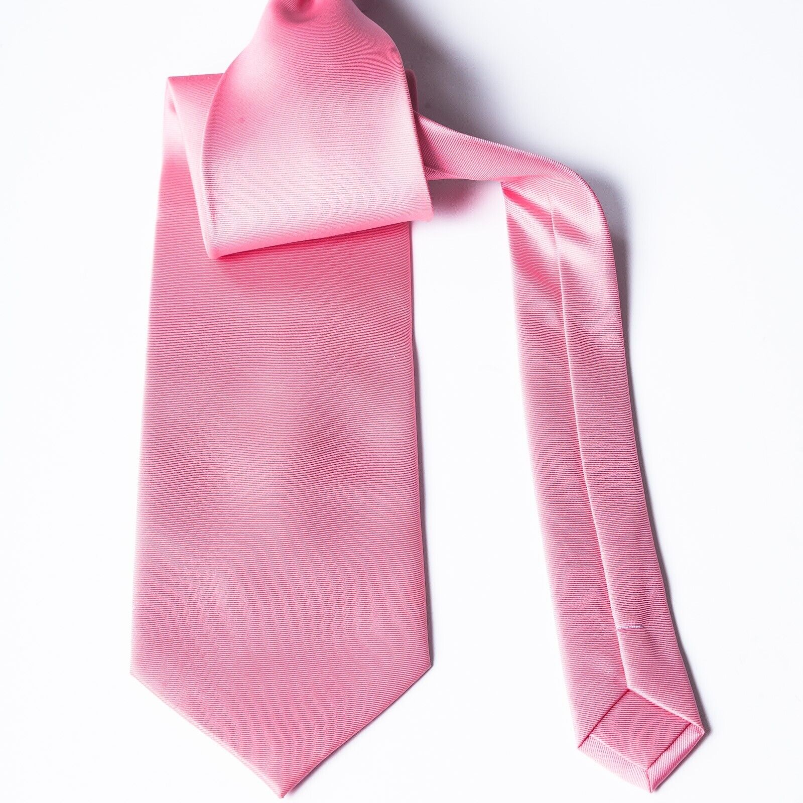 ROMA Pink Twill Silk Tie Italy Made