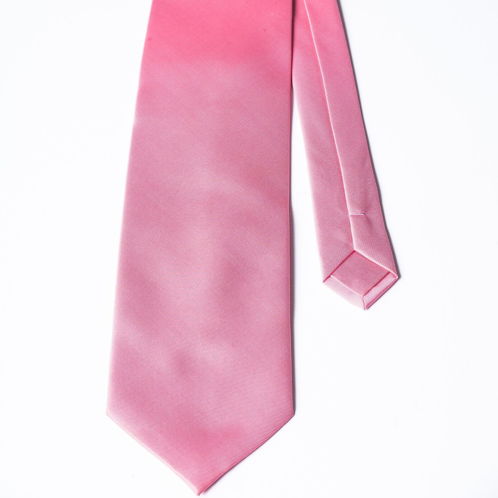 ROMA Pink Twill Silk Tie Italy Made