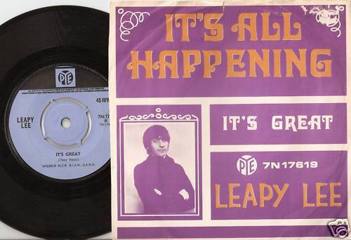 LEAPY LEE ITS ALL HAPPENING DANISH PS+45 1965 MOD FREAKBEAT PSYCH