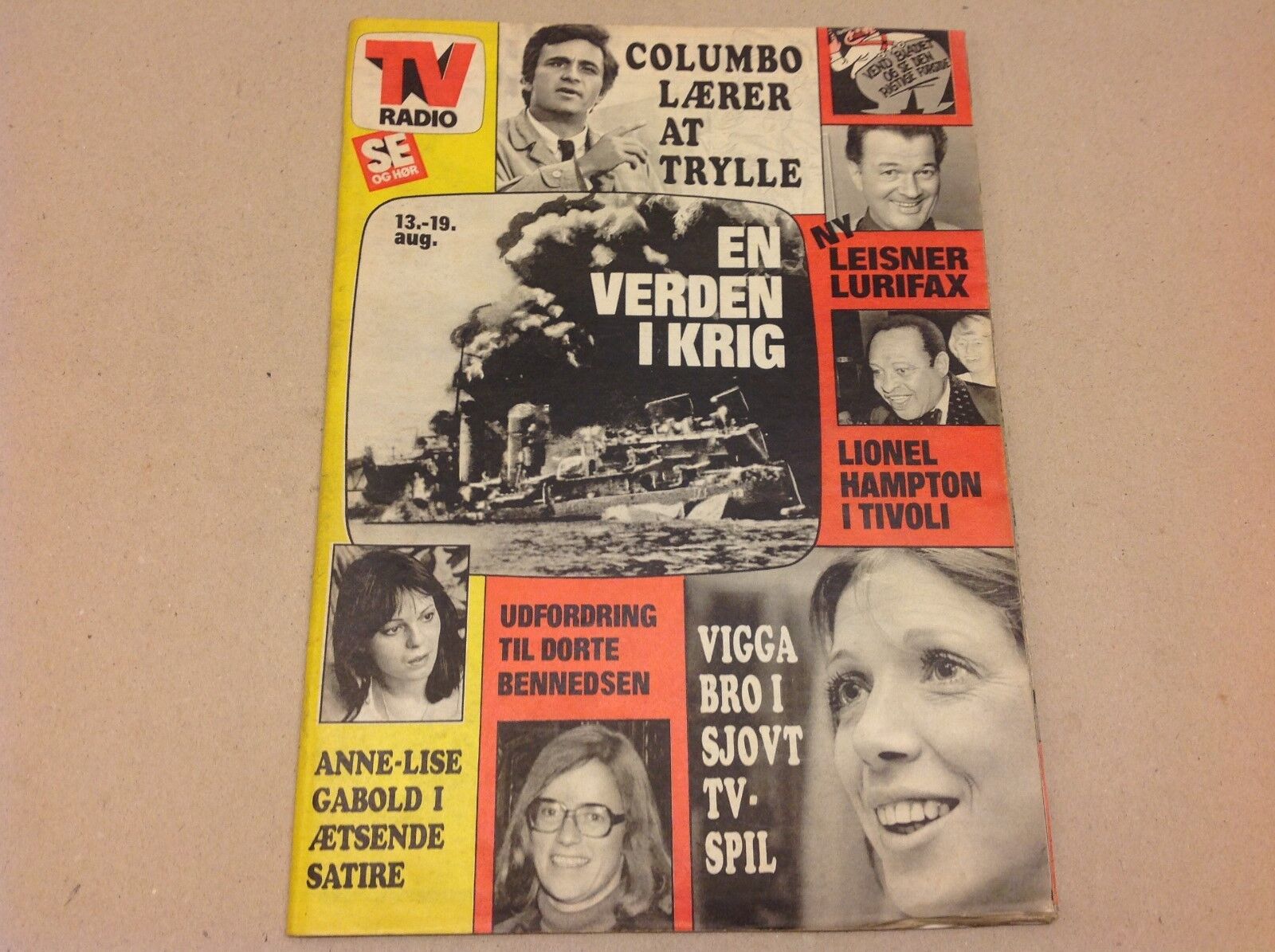 Jack Nicholson Winnie Hollmann Love Affair Danish Magazine 1976 "Se og Hoer"