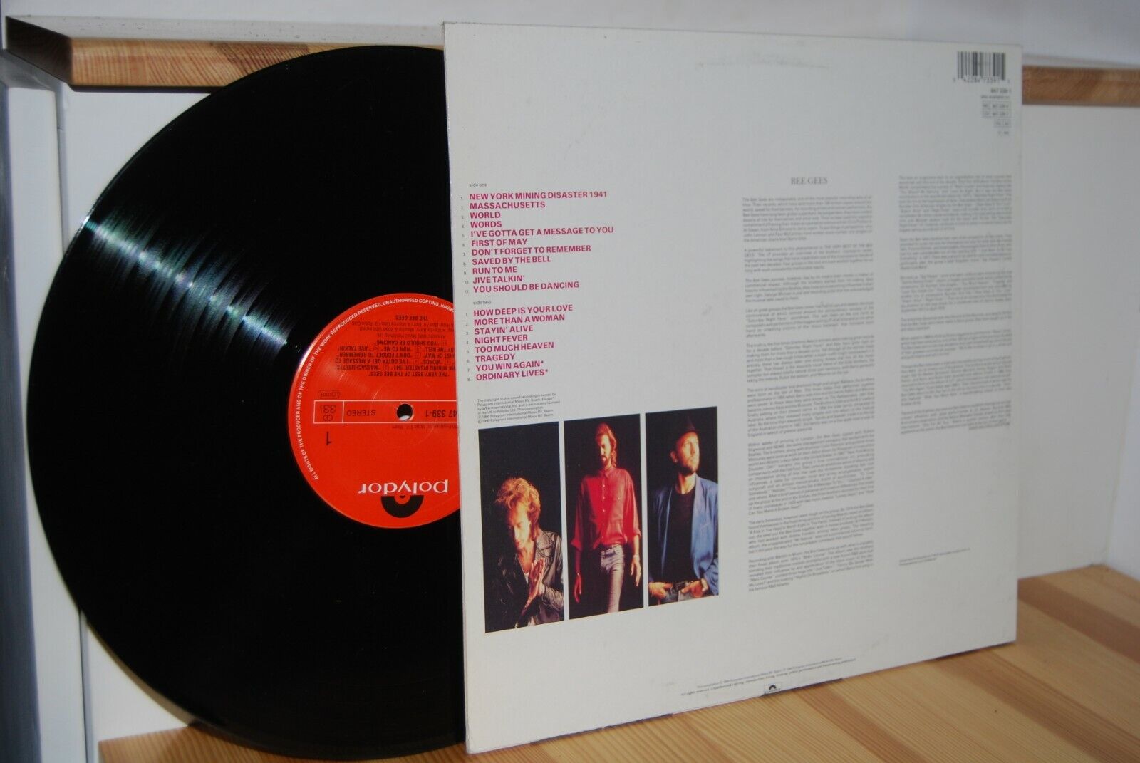 BEE GEES The Very Best Of LP VINYL 1990 Polydor