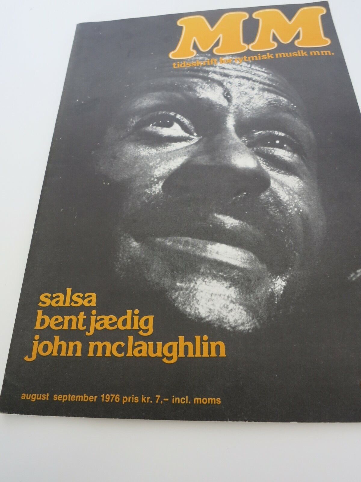 Danish Magazine 1976 CHUCK BERRY Sammy Davis Jr JOHN McLAUGHLIN AB114