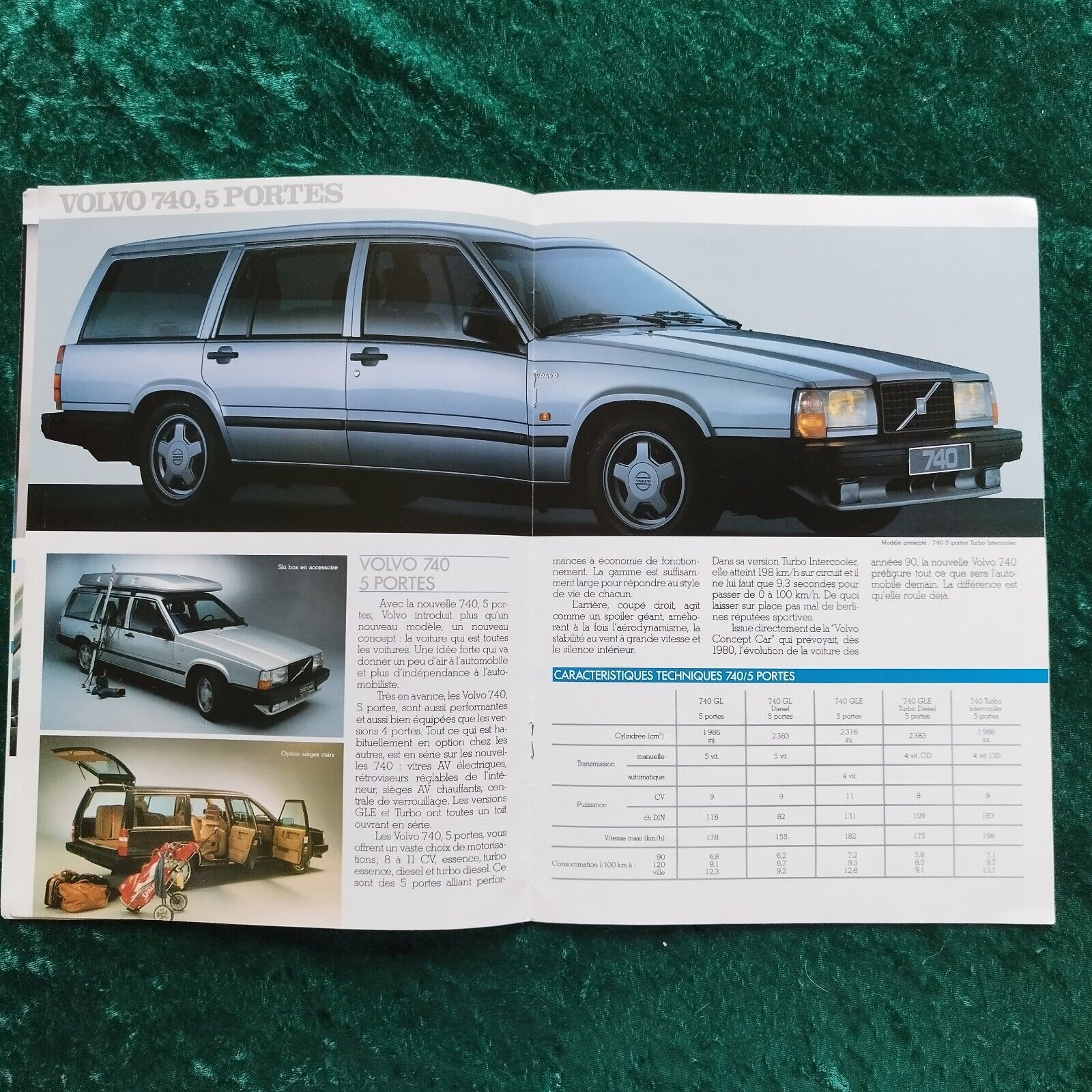 VOLVO brochure / Catalog France 1986