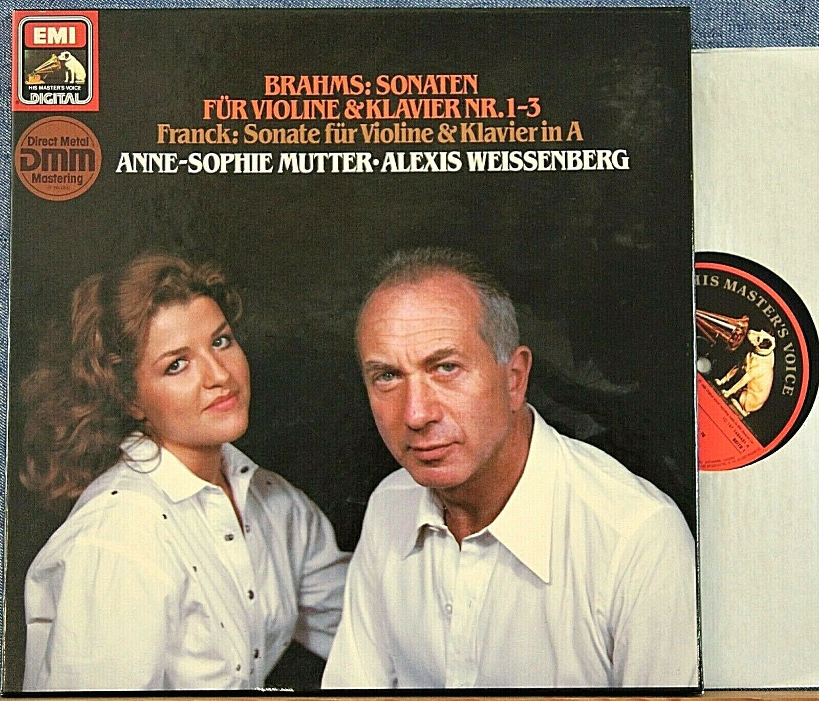 Mutter; Weissenberg Brahms+Franck (Violin sonatas) EMI 1434433 (2) Box dig NM