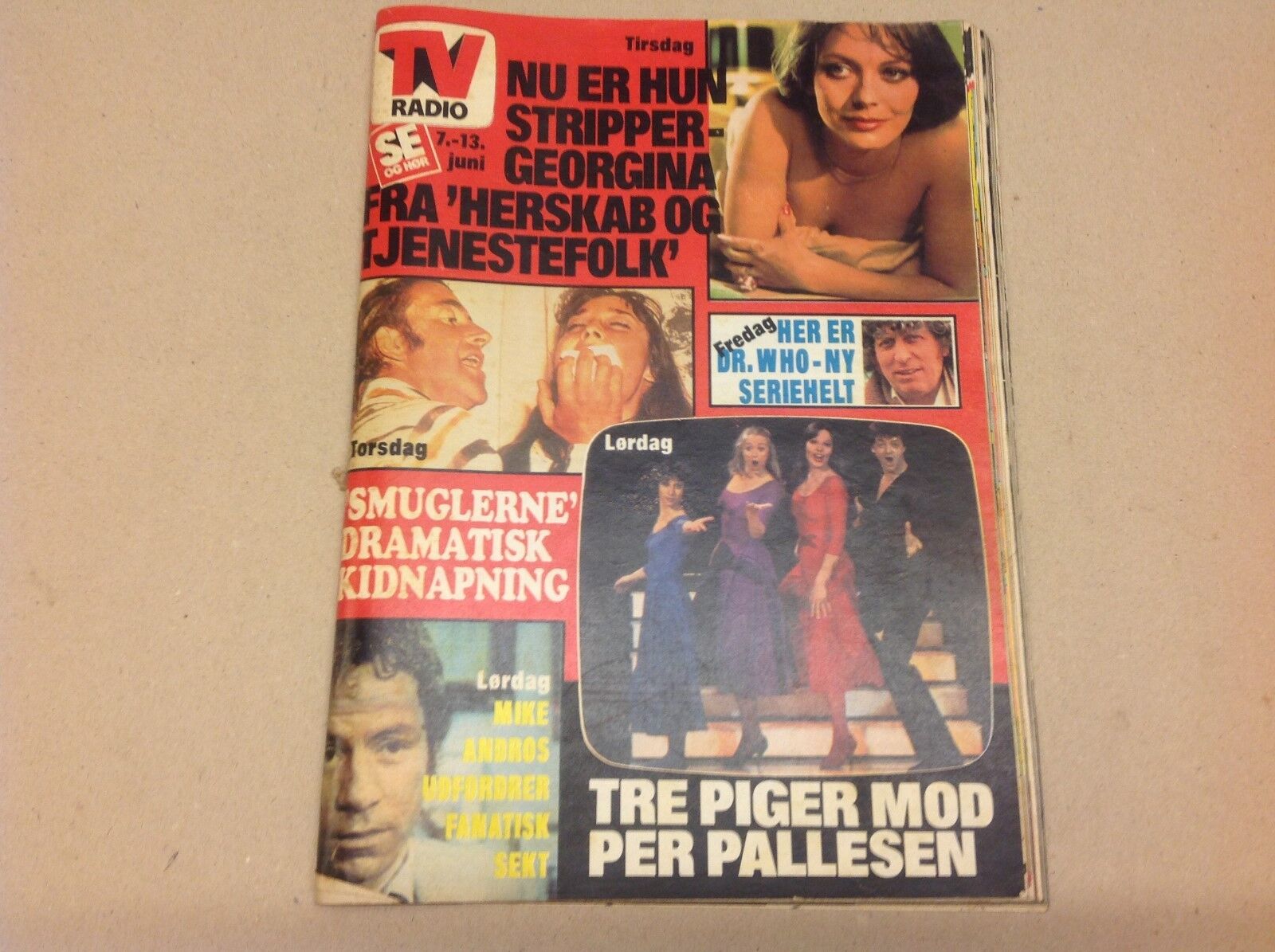 Queen Silvia of Sweden Princess Victoria Vtg Danish Magazine 1979 "Se og Hoer"