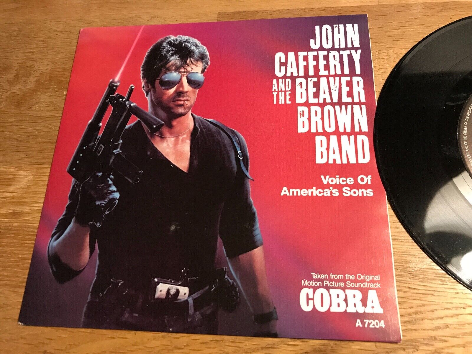 JOHN CAFFERTY AND THE BEAVER BROWN BAND "VOICE OF AMERICA´S SONS" COBRA 1985 NL