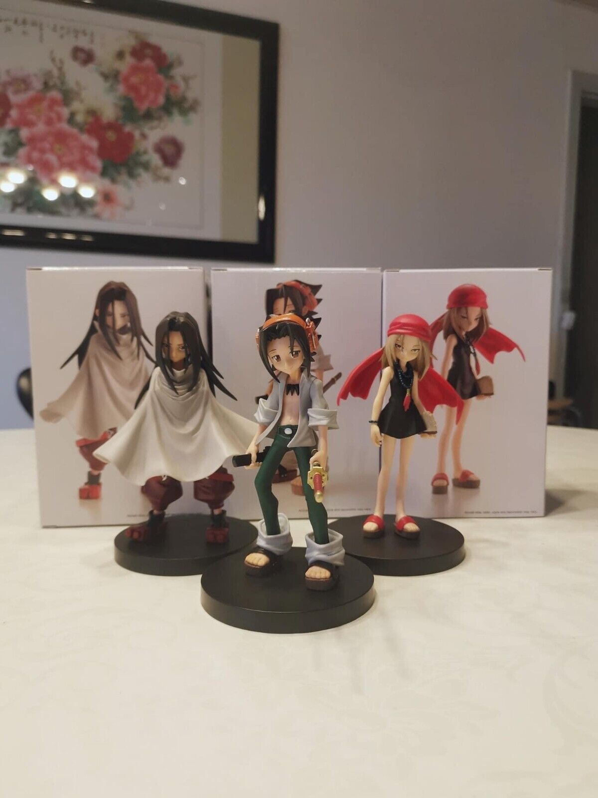 Shaman King Banpresto - Asakura Yoh and Hao and Anna Kyōyama