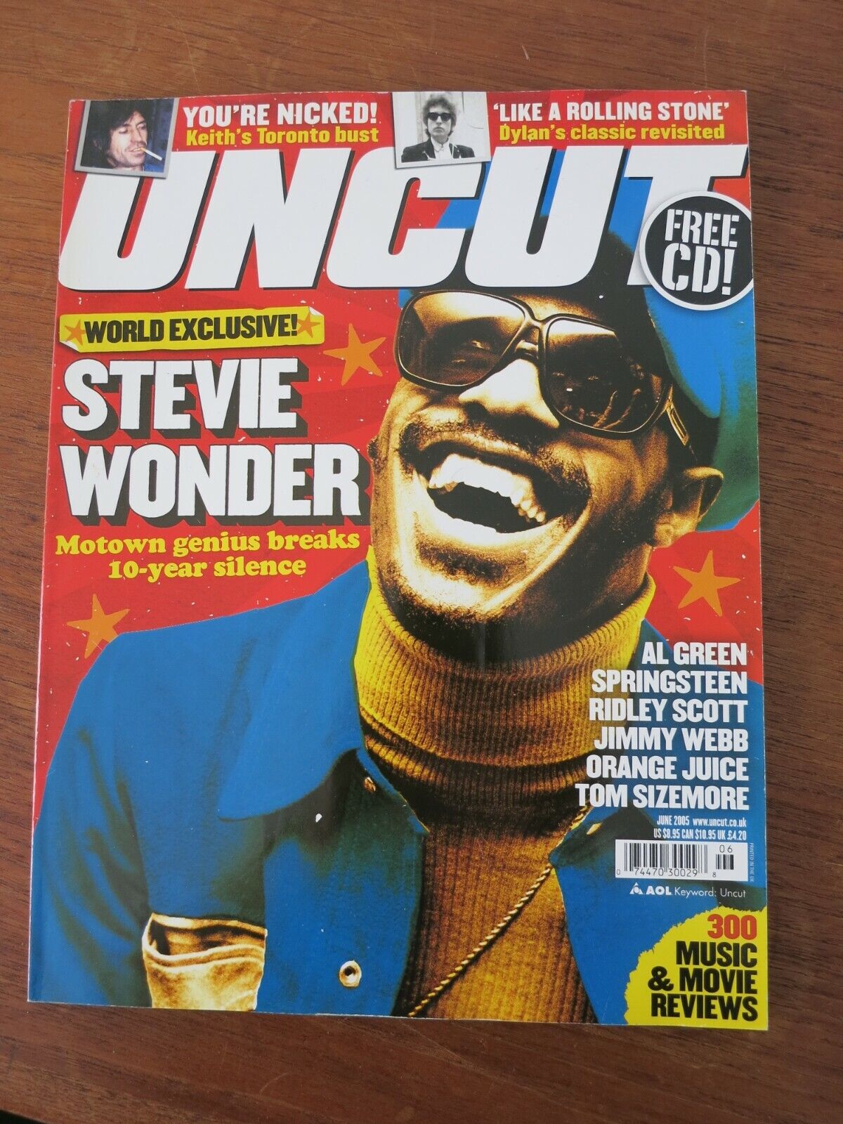 UK Magazine STEVIE WONDER Bob Dylan SEAN CONNERY Keith Richards KEVIN SMITH L12