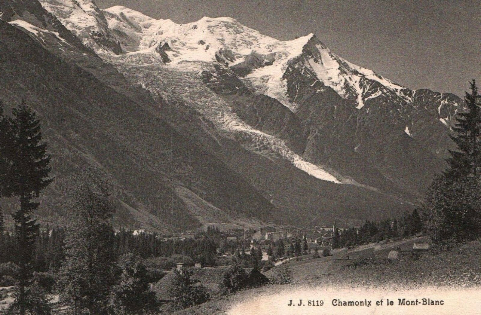 Chamonix et la Mont-Blanc JJ8119 Postcard