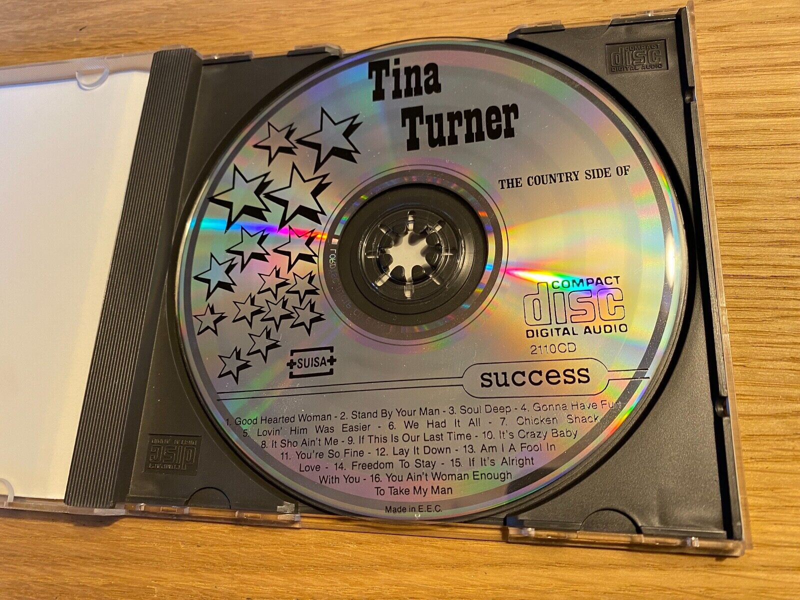 TINA TURNER "THE COUNTRY SIDE OF TINA TURNER" CD ALBUM 16 TRACK SUCCESS SUISA CD