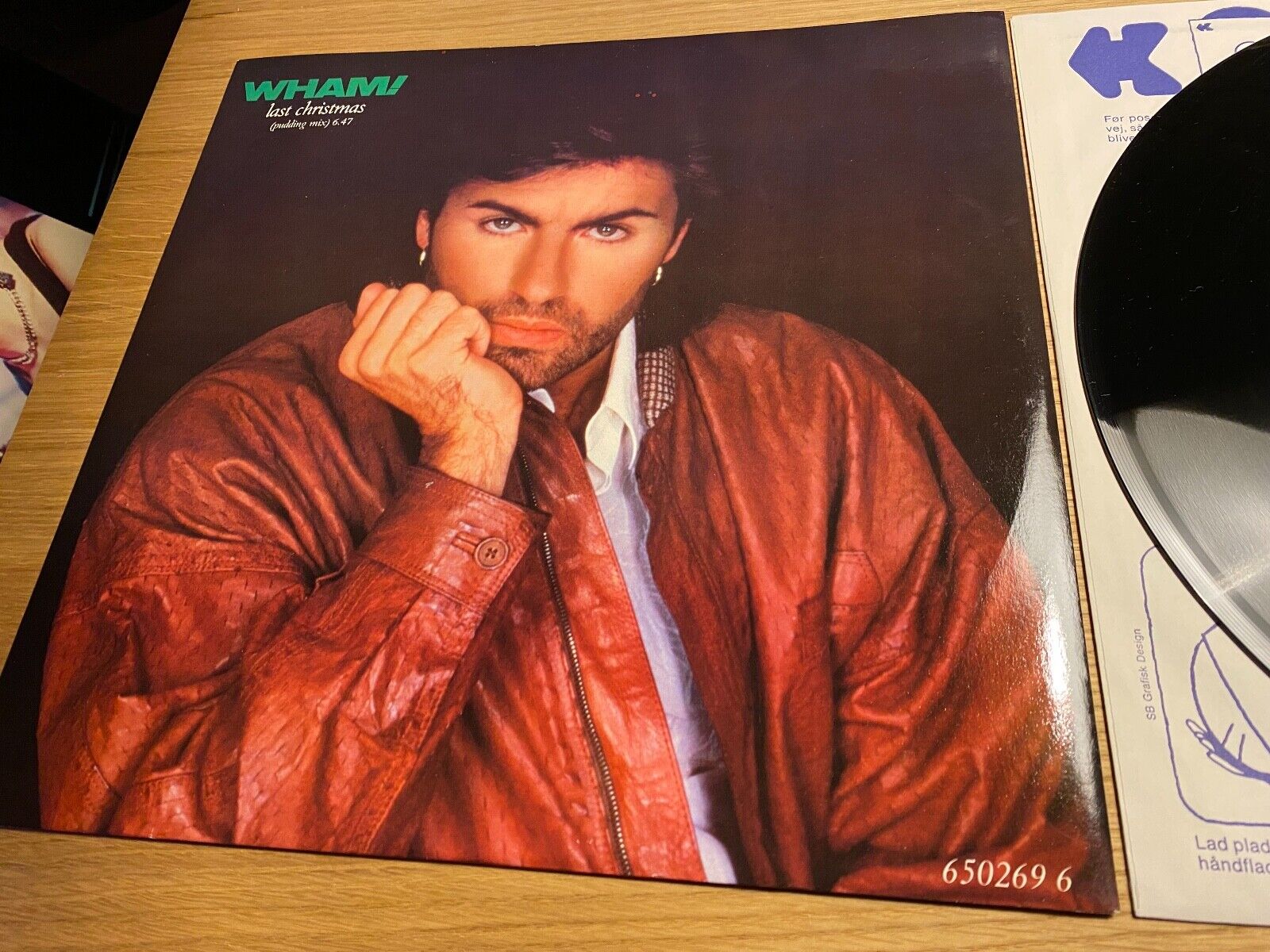 WHAM! "LAST CHRISTMAS" (PUDDING MIX) 1984 EPIC RECORDS 12" UK PRESS MAXI 45 RPM