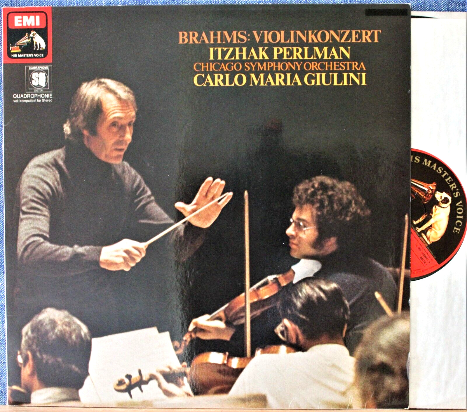 Perlman; Giulini Brahms (Violin concerto) EMI 065-1028991 NM