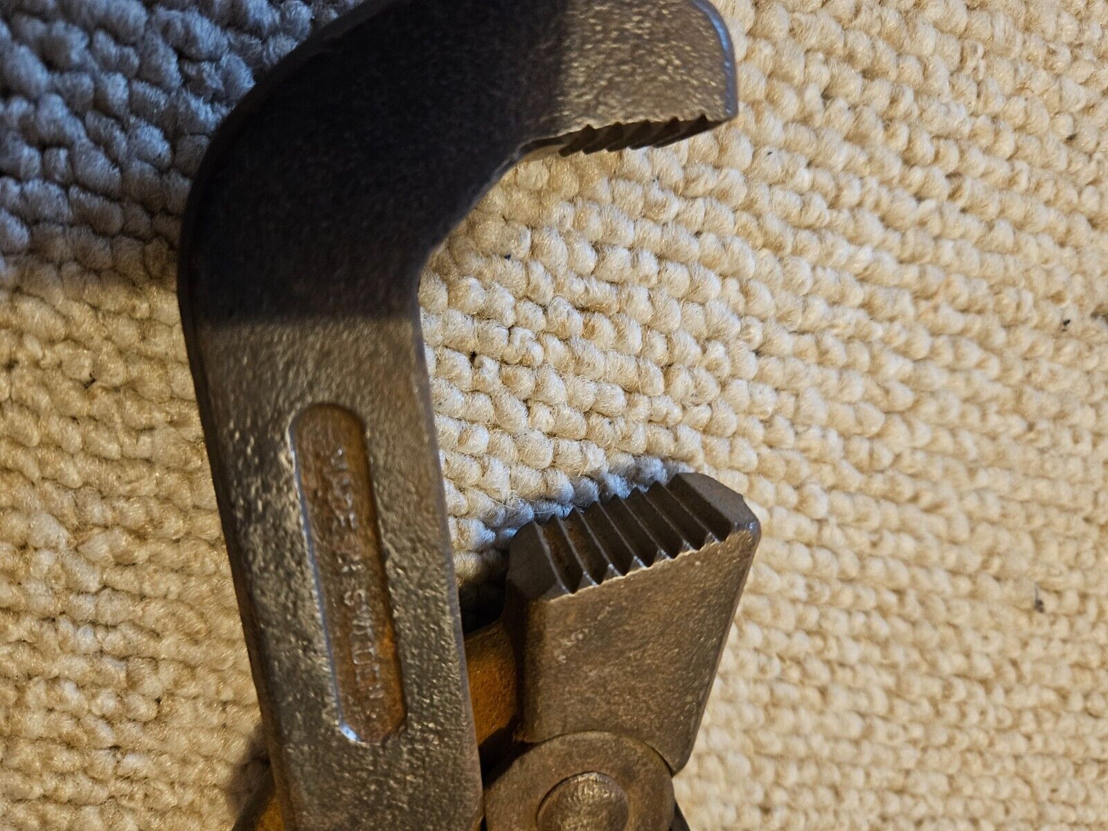 vintage bahco 92 pipe wrench