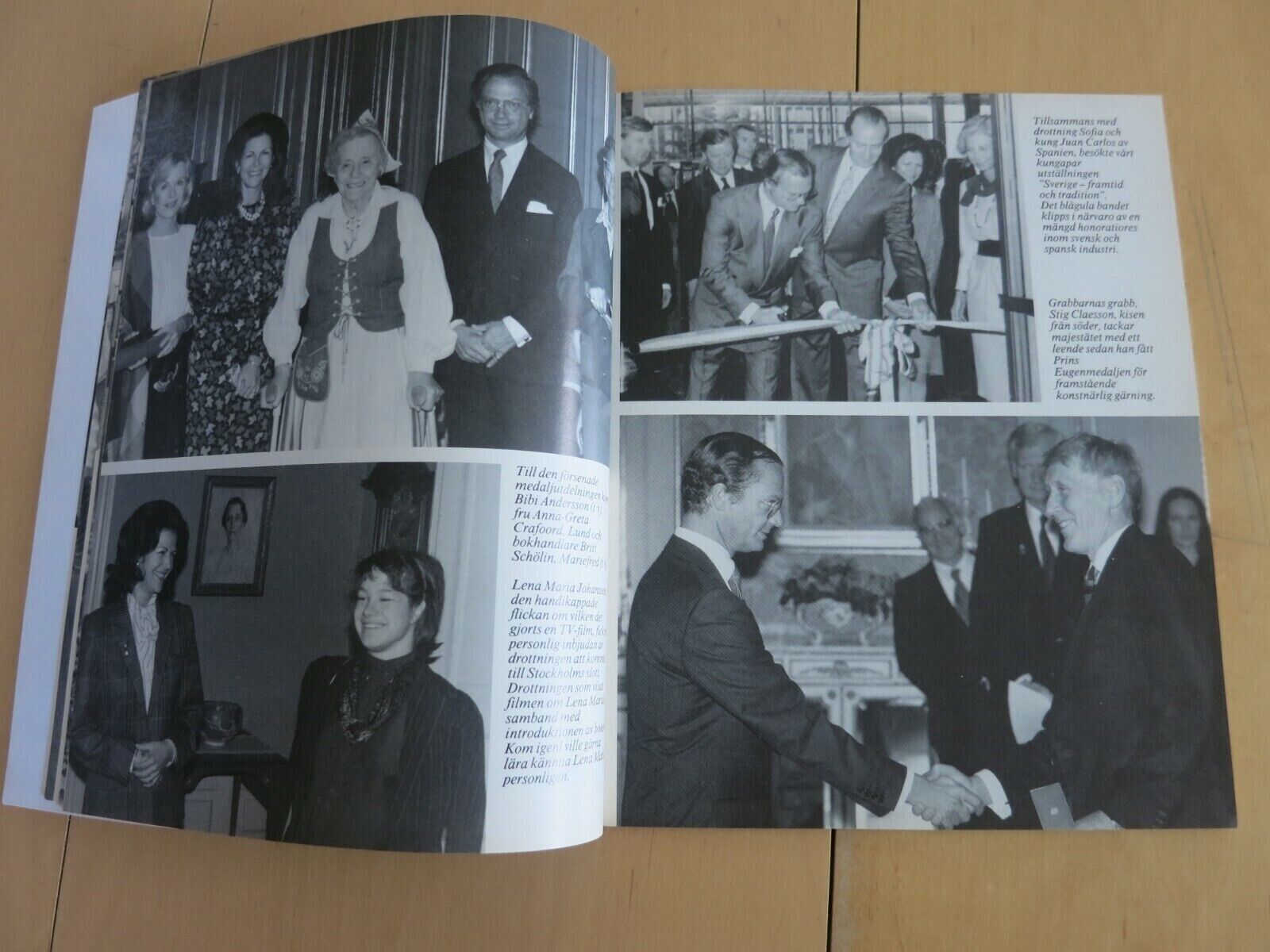 Queen SILVIA King CARL GUSTAF Prinsess VICTORIA MADELEINE PHILIP Royal Bog49