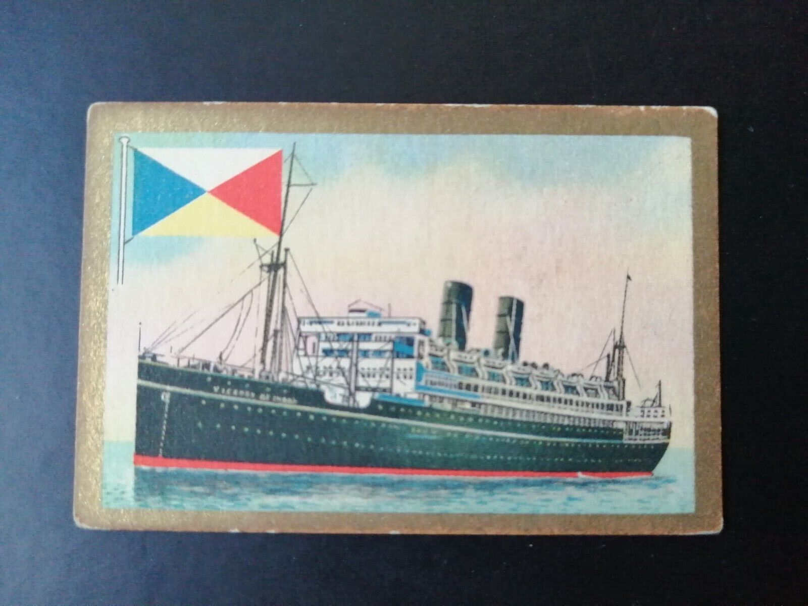 German SABA tobacco ship trading card 1931-33No 43 "Viceroy of India" London