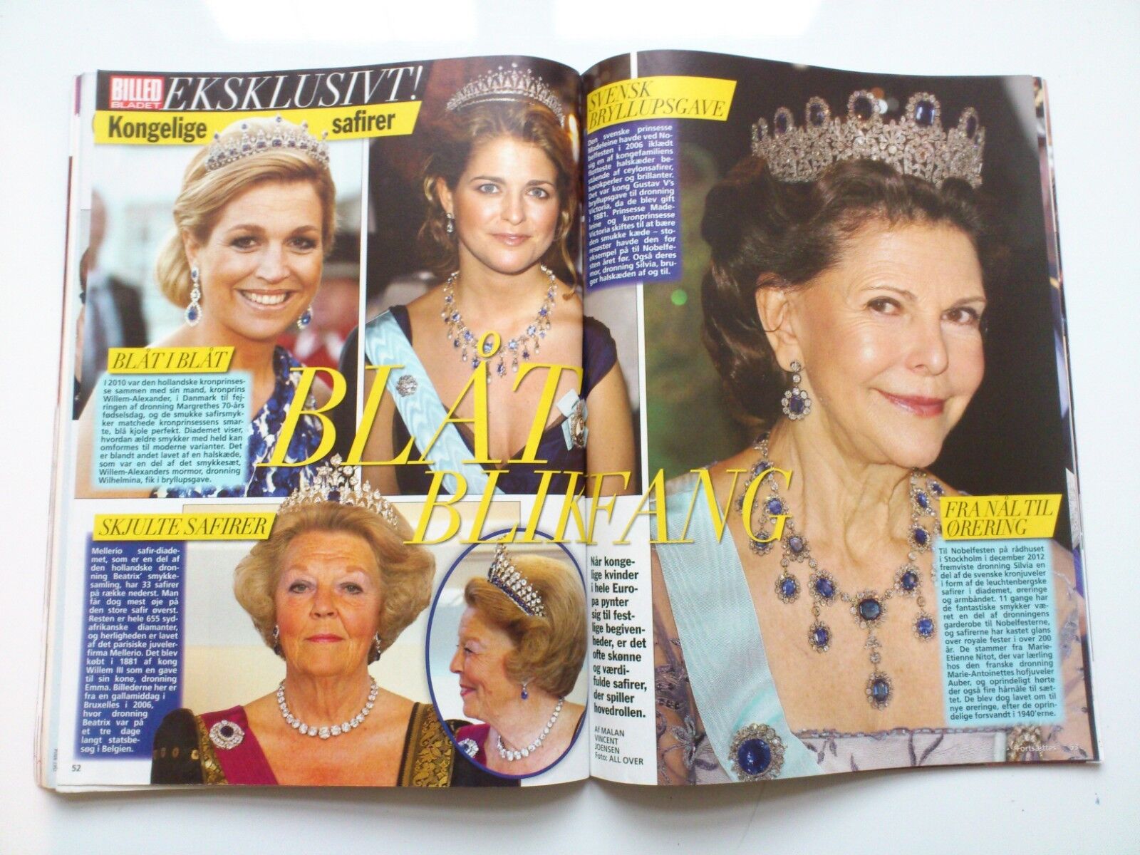 Danish magazine "Billed Bladet" Royals/Film/Tv stars No 4/2013President Obama