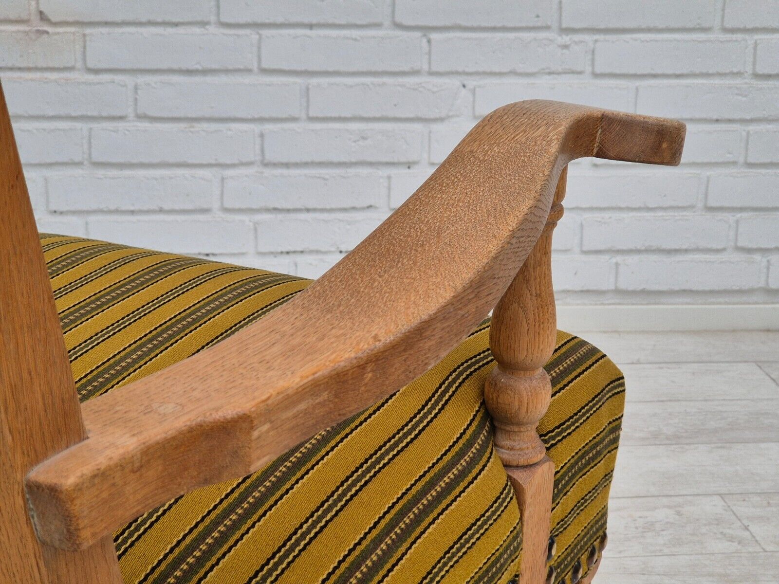 1960s Danish lounge chair original very good condition furniture wool oak