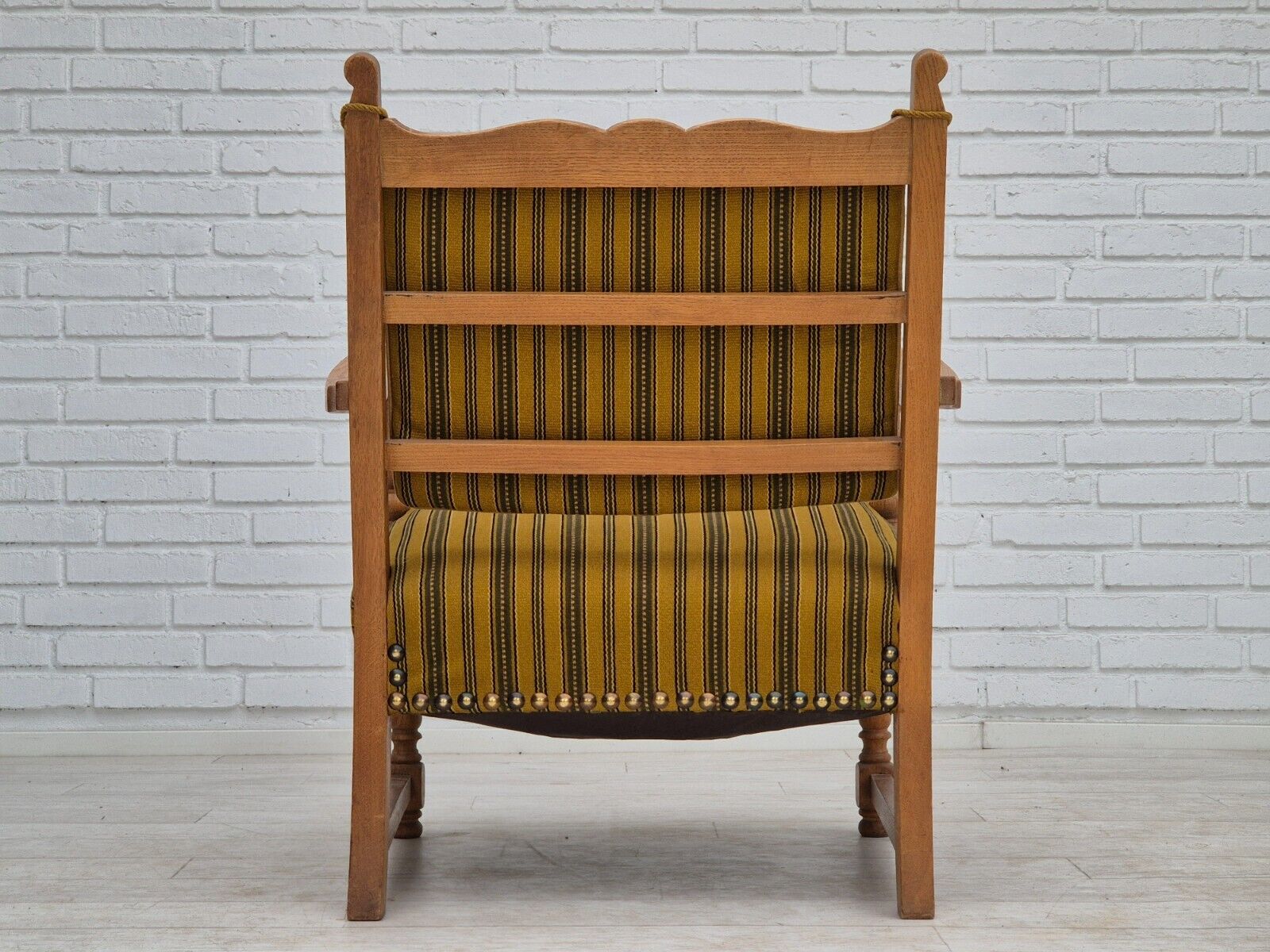 1960s Danish lounge chair original very good condition furniture wool oak