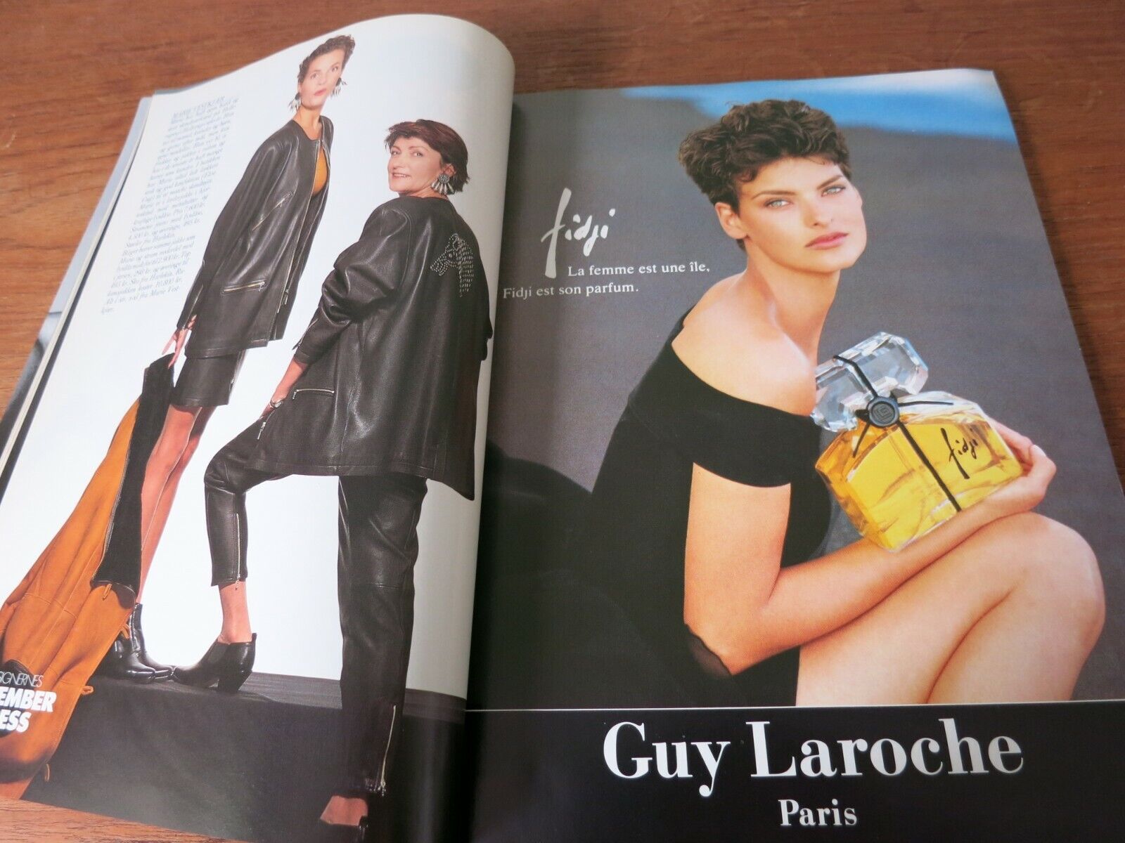 Danish Magazine IN 1990 ISABELLA ROSSELLINI Linda Evangelista Q104