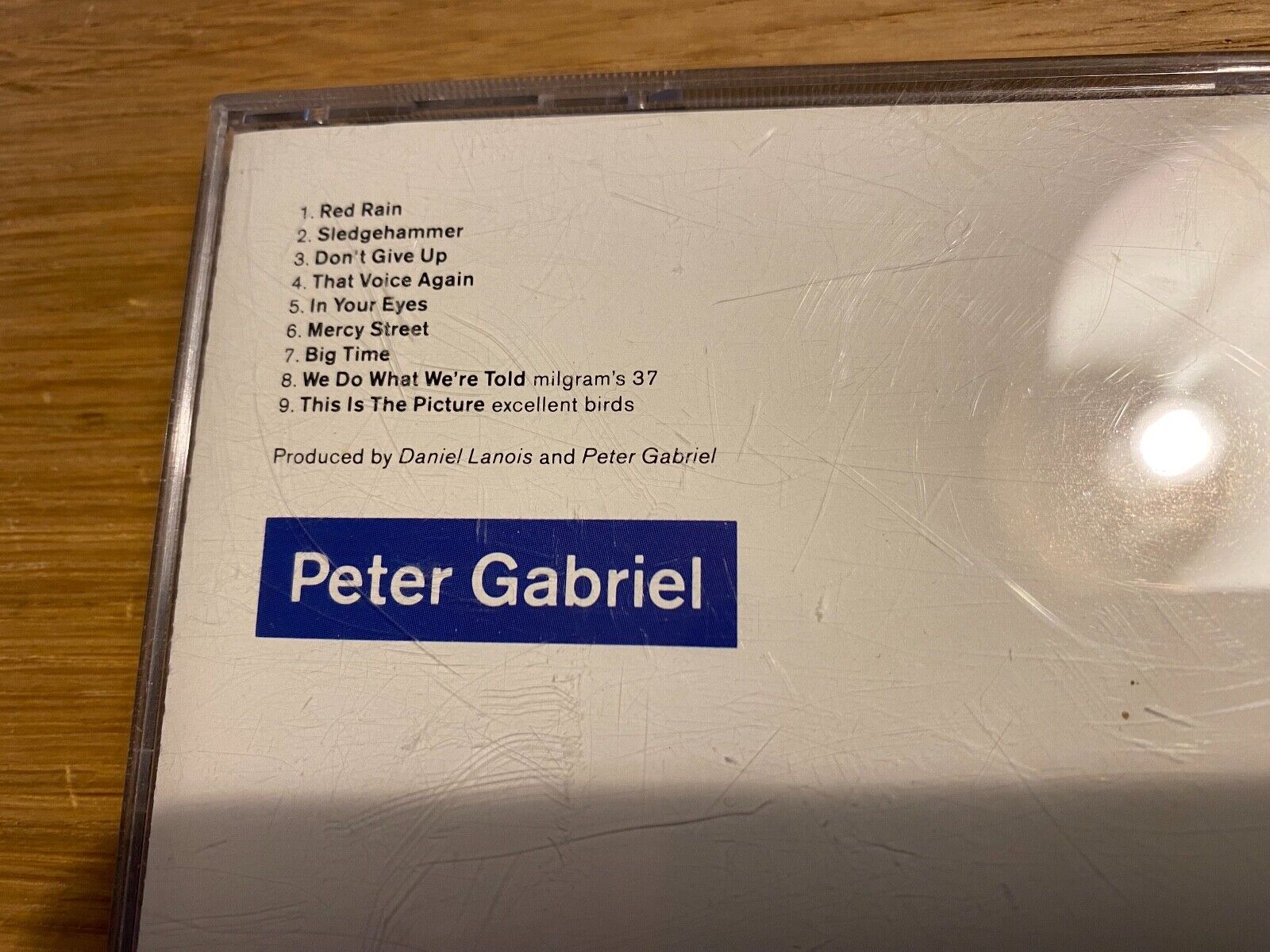 PETER GABRIEL "SO" CD ALBUM 9 TRACK GEFFEN RECORDS USA PRESSING KATE BUSH SCARCE