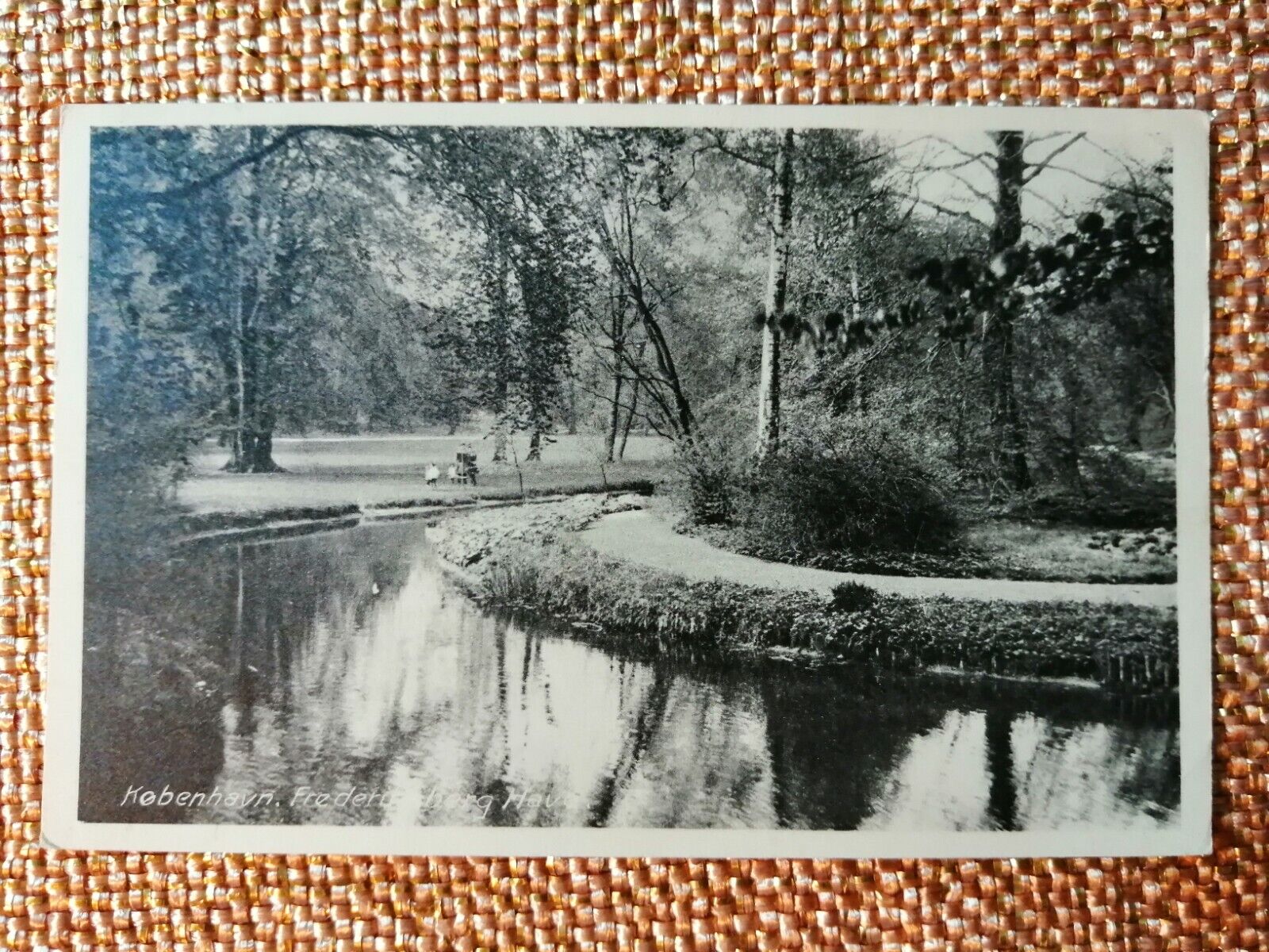 Vintage postcardDenmarkCopenhagenFrederiksberg Garden1950s