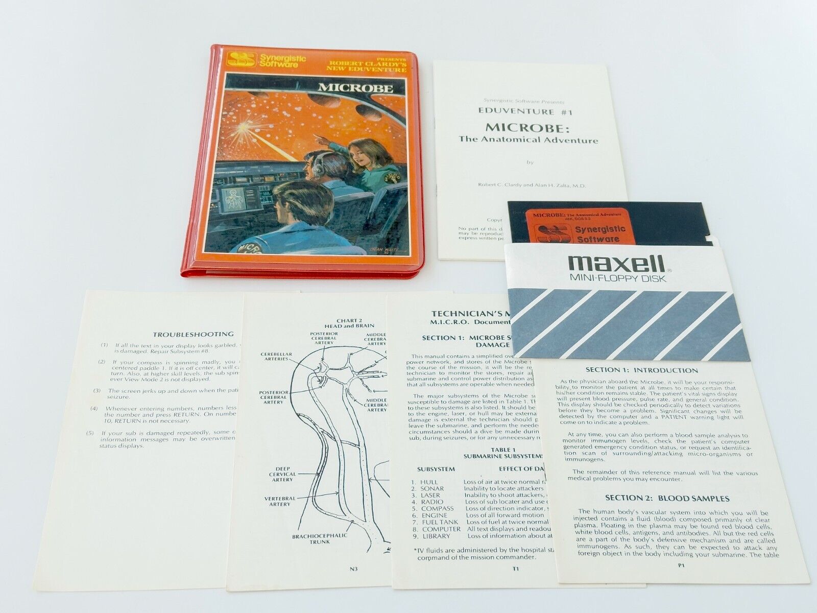 Eduventure #1: Microbe - Synergistic Software - 1982 / Apple II