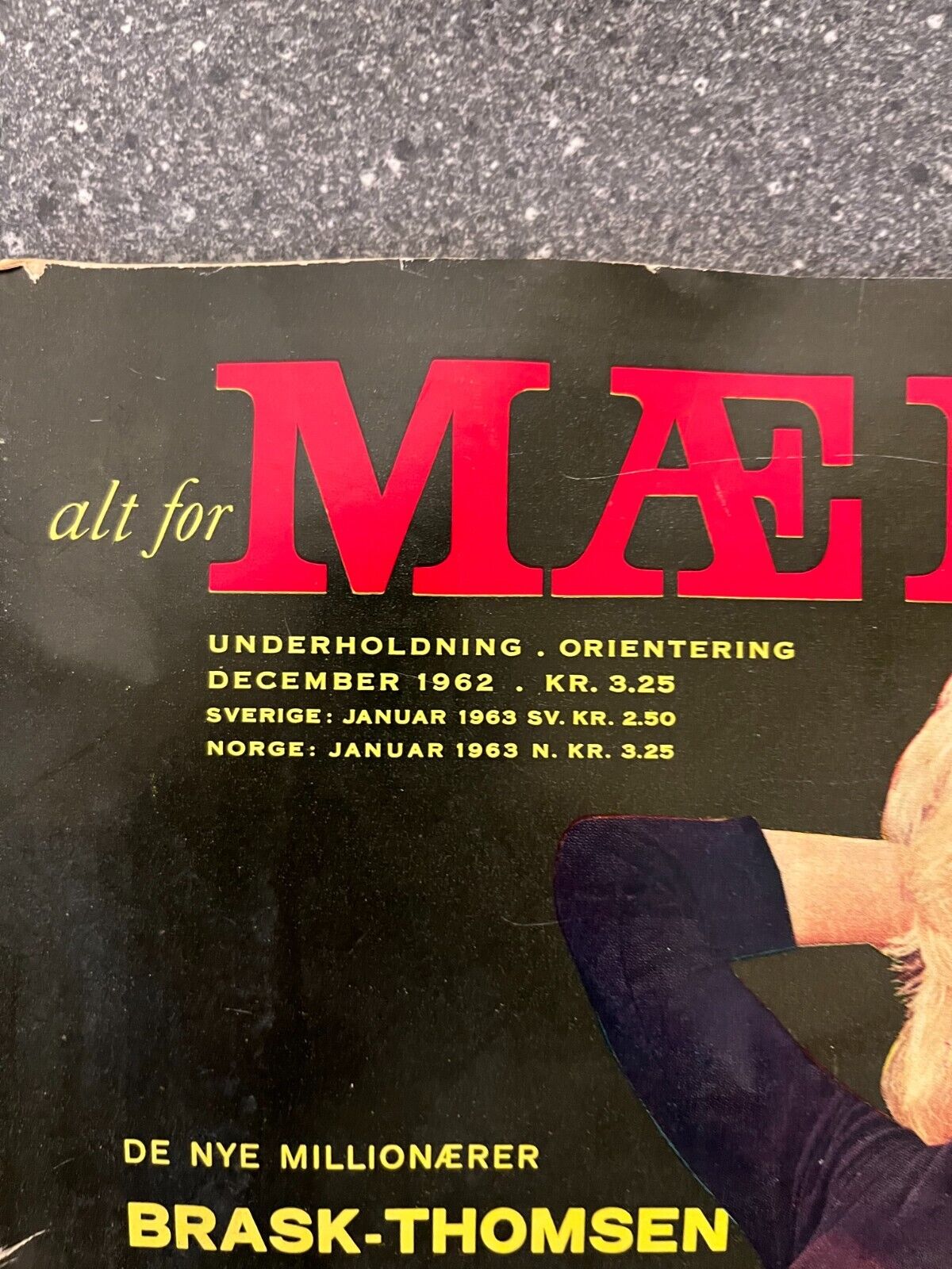 Alt for Mænd Vintage Danish Men's Magazine December 1962 | Rare Pinup  Ads