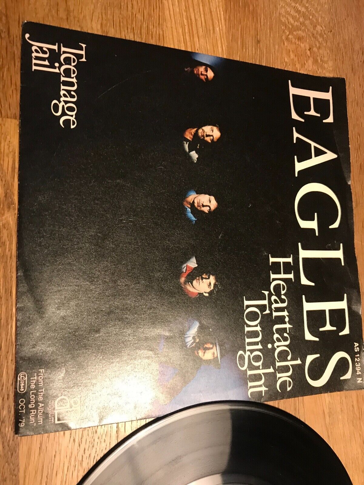 EAGLES "HEARTACHE TONIGHT / TEENAGE JAIL" 1979 ASYLUM RECORDS WEST GERMANY NCB 7