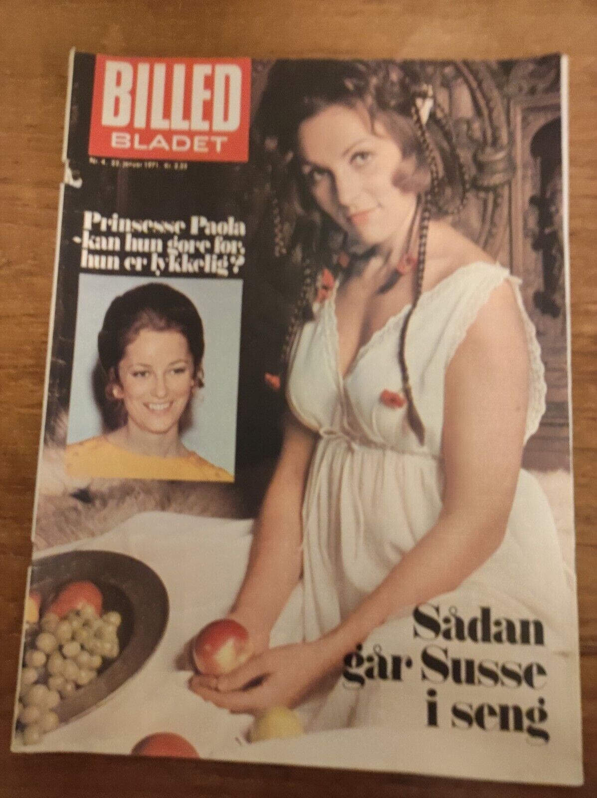 SUSSE WOLD Dirch Passer BUSTER LARSEN Queen Paola LIZ TAYLOR 1971 Magazine BB127