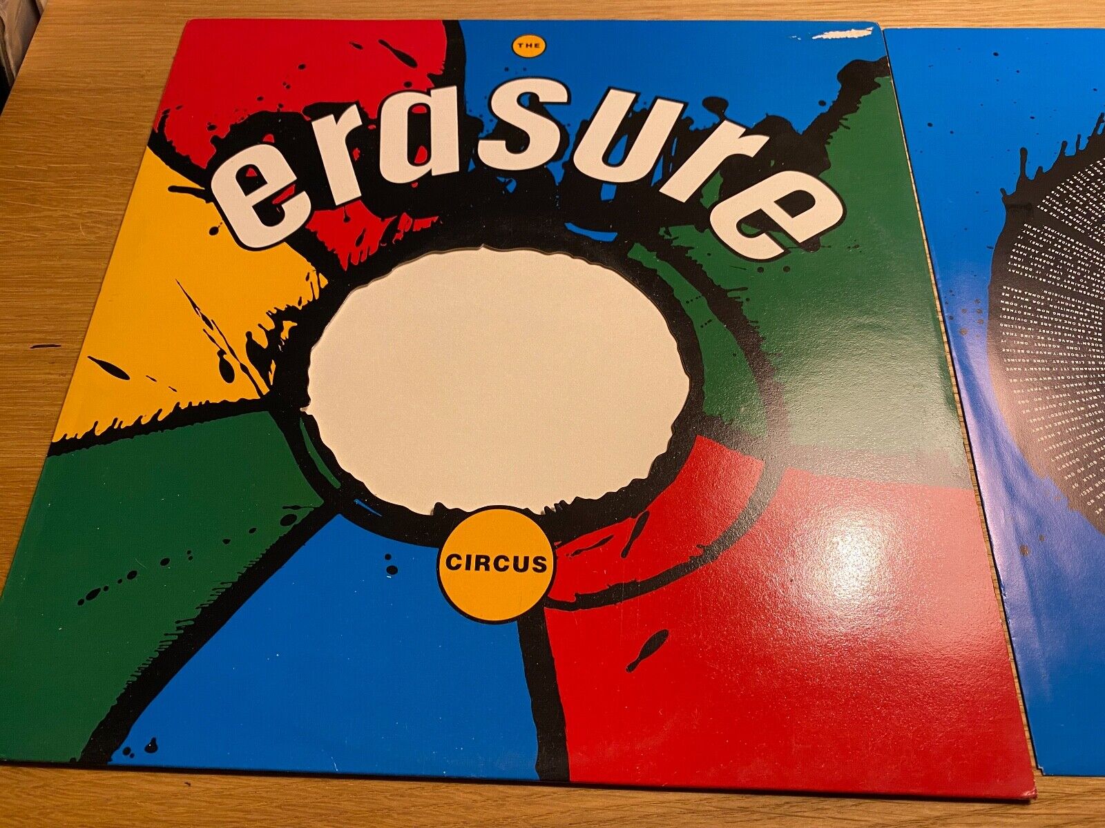 ERASURE "CIRCUS" MUTE RECORDS 1987 10 TRACK1 PRESS VINYL LP DUTCH PRESSING RARE