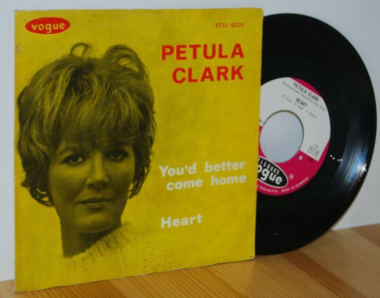 PETULA CLARK You'd Better Come Home PS Picture Sleeve 45