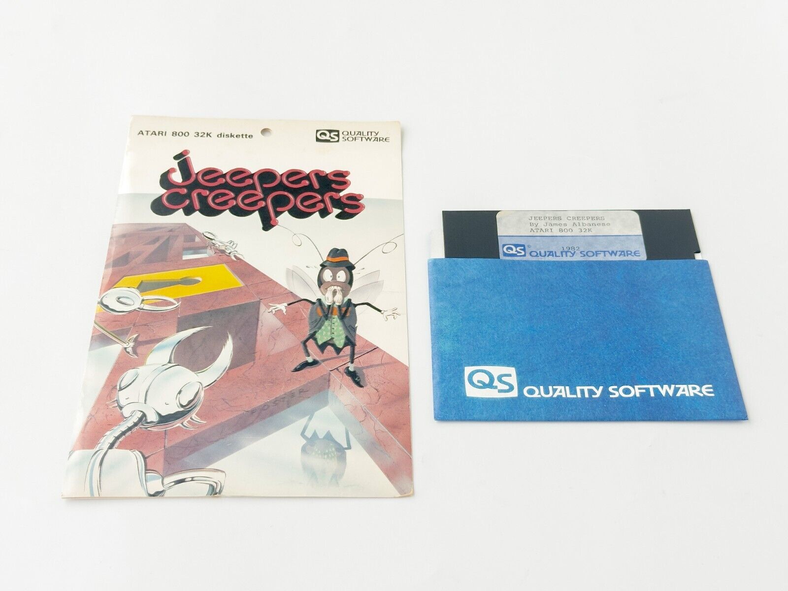 Jeepers Creepers - Quality Software - 1982 / Atari 800